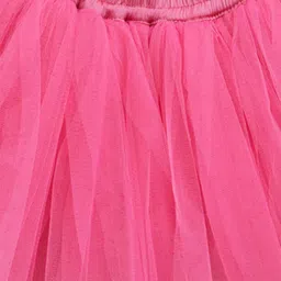 A.T.U.N. Girls Rose Pink Flared Mini Tutu Skirt image 3
