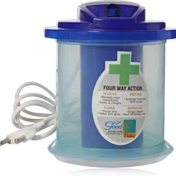 yesmoo GoodLife 4 Way Action Deluxe Facial Steamer Vaporizer For Cold And Cough, Inhaler Vaporiser, Facial Sauna Blue image 1