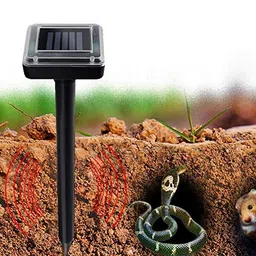 BIG BOOM® 2pc Solar Powered Ultrasonic Mouse Mole Mice Pest Rodent Chaser Repel D7R2 image 1