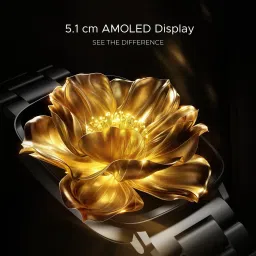 boAt Ultima Regal Smartwatch with Bluetooth Calling (51mm AMOLED Display, IP68 Water Resistant, Steel Black Strap) image 2