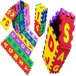 szonee 36 Tiles Kids Puzzle Mats ABCD (Multicolor) image 3