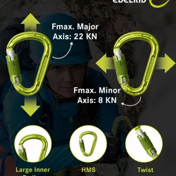 edelrid Strike Twist Locking Carabiner image 3