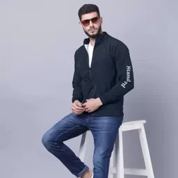 houseofcommon Men Solid Sports Jacket image 4