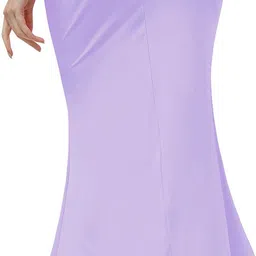 BuyOnn Slim Saree Shapewear Petticoat Lavender Lycra Blend Petticoat image 2