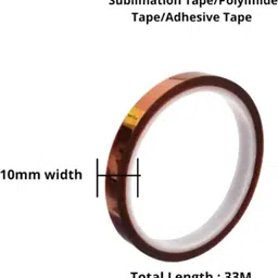 milap creation Sublimation Adhesive Tape for Mug Printing handheld Heat Tape (Manual) High Temperature Resistance (Manual) image 2