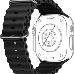 Creations Retail Watch Strap 42 44 45 49 MM Also For Series 8,7,6,5,4,3,2,1,SE 45 mm Silicone Watch Strap-image-4