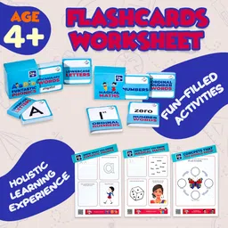 puntoon kids Educational Flash Card and Worksheet Combo Activity for Kids (3-4 Years) image 3