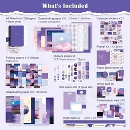 cloudmall Purple Theme, Scrapbook Kit image 5
