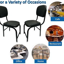 tarun gramudyog Visitor Chair iron frame Stylish and Supportive Seating Solution for Home Office Leatherette Office Visitor Chair image 4