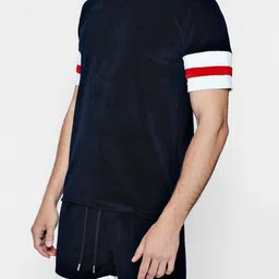 hubris apparels Striped Men Track Suit image 3