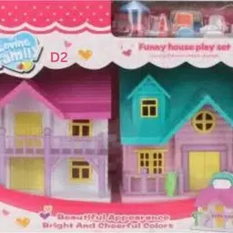 snm97 Dream Funny House Play Set Doll House Set for Boys and Girls_43-picture-32