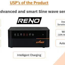 livfast 900 VA with 3 Months Warranty Pure Sine Wave Inverter image 3