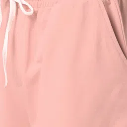 zbio Men Top & Shorts Set Pink Solid, Printed image 4