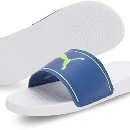 puma Marine 393452 Men Slides| Stylish | Comfy | Super soft | Ultra-Light | Slippers| Men Slides image 1