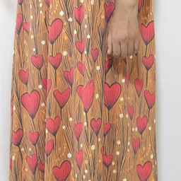 eastbay Women Fit and Flare Multicolor Maxi/Full Length Dress image 3