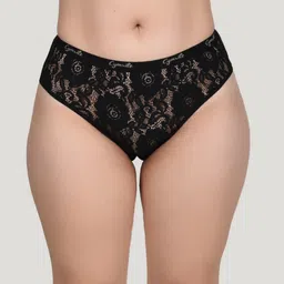 cymrite Women Hipster Black Panty-picture-23