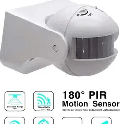 goodsbazaar 220V AC 180 Degree PIR Motion Sensor Switch for Lights Infrared Detector Wall PIR Sensors-picture-21