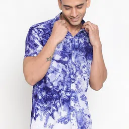 JAVINISHKA Unisex Classic Slim Fit Abstract Printed Casual Shirt-picture-32