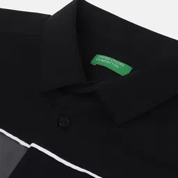 United Colors of Benetton Boys Colourblocked Cotton Casual Shirt image 2