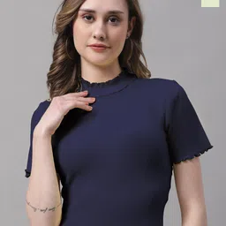 FBAR Pack Of 2 High Neck Fitted Tops-picture-38