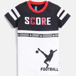 Here&Now X Game Begins Boys  Printed Pure Cotton T-shirt image 4