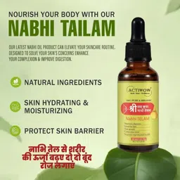 actiwow Nabhi Oil Natural Skin Glow Booster via Navel Care A01 image 4