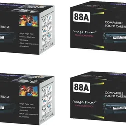 IMAGE PRINT Image Print 88A for HP CC388A Toner Cartridge for HP Laser Printers P1007, P1106, MFP, M1136 MFP, M126nw MFP, M1218nfs (Pack of 4) Black Ink Toner-picture-14