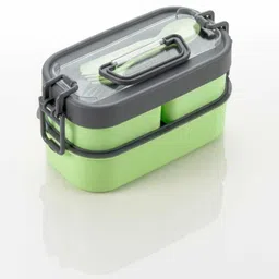 hmenterprise Classy 3 section lunch box with 1 spoon and 1 fork 3 Containers Lunch Box-picture-13