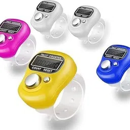 Finger Counter,5Digit Hand Clicker Finger Counter Multicolour with Clear Visible Digital Tally Counter-image-27
