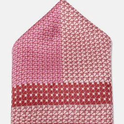 Blackberrys Men 4 Ways Printed Silk  Pocket Square image 3