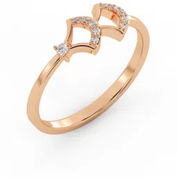 avsar AVR1085PA 18kt Diamond Rose Gold ring image 2