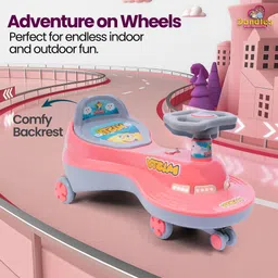 dandles Misty Swing Car for Kids, Magic Toys with Led Light & Music Car for 2+ Years Car image 3