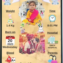 pridejoy Wood Wall Photo Frame image 1