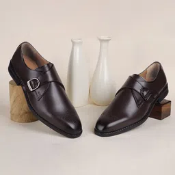 Rosewood Formal Monk Strap Shoes for Men (SXSM) - UK 7 Outdoors For Men-image-22