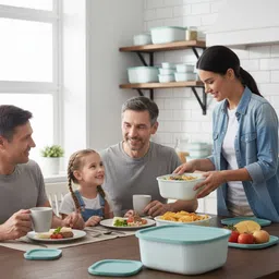 jigshtial Plastic Bread Container - 3050 ml, 1900 ml, 1100 ml, 590 ml, 290 ml image 5