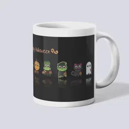 makekart Halloween Festivities | Perfect for Fall & Spooky Decor Ceramic Coffee Mug image 5