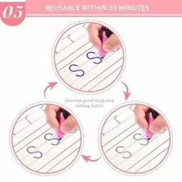 alornor Magic Practice Copybook, (4 Book + 10 Refill+ 1 Pen +1 Grip) ALNR204 image 4