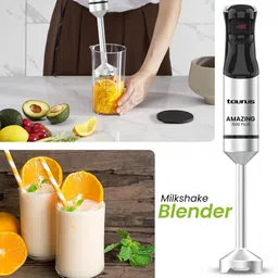 taurus 1500 W Silver/Black Hand Blender image 5