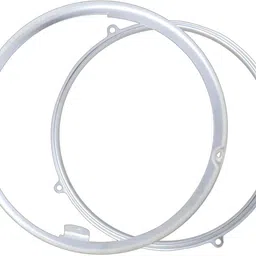 allextreme Outer Ring Headlight Trim Chrome Plated Cover compatible With Bullet Bike Headlight Grill-picture-14