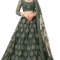 beautypiie Embroidered Semi Stitched Lehenga Choli-picture-17