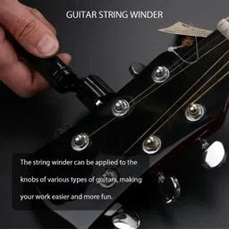 imaginea Acoustic Guitar Strings with Winder 3-in-1 multi tool String Winder, Bridge Pin Puller Guitar String image 5