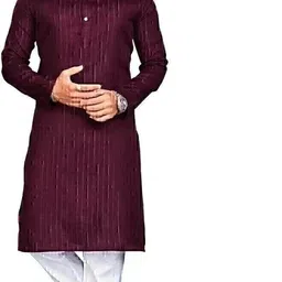 quinlan Men Cotton Blend Kurta Pyjama Set-picture-18