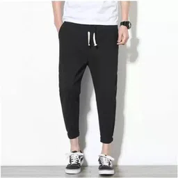 divdot Pack of 3 Men Solid Black, Grey Track Pants image 3