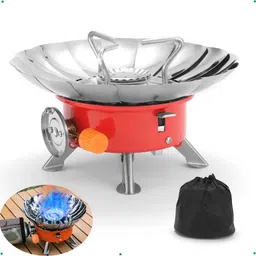 sparkless Portable Gas Burner with Carry Bag for Outdoor Cooking Stainless Steel Manual Gas Stove-picture-29
