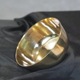 maanvii metal crafts Bronze Vegetable Bowl Pure Kansa Bowl image 2