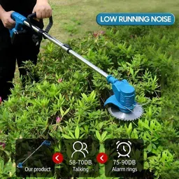 flexi madhav Blue Cordless Trimmer New 01 Corded Grass Trimmer image 2