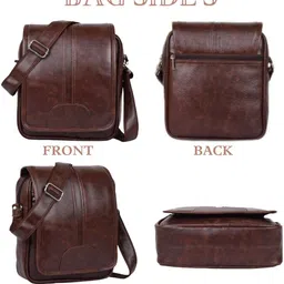 PASSPORT SIDE BAG LEATHER BAG MEN AND WOMEN BAG Camping Kit-image-92