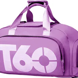 aaron inc 28 L Gym Duffel Bag - 28L Water Resistant Duffel Gym Bag for Men & Women - Purple-picture-18