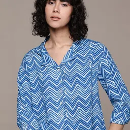 roadster Women Regular Fit Printed Casual Shirt-picture-13