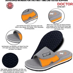 doctor extra soft Men's House Slipper Ortho Care Orthopaedic Diabetic Comfortable Flip-Flop Slides Men Slides-picture-29